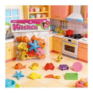 Juego de Comida de Juguete para Niños, Juego de Cocina de Simulación, Frutas y Verduras para Cortar, Juguete de Cocina, Juego de Roles, Juguetes Educativos de Plástico - Product Image 5