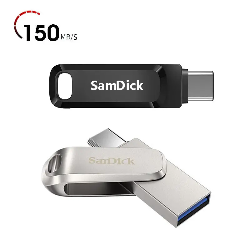 Promotional Metal Pendrive Type-C Interface U Disk 8Gb 16Gb 32Gb 64Gb 128Gb Pen Drive Memoria Usb Custom Cle Usb 3.0 Flash Drive