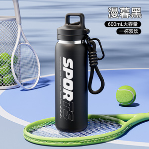 Wholesale Custom Logo Stainless Steel Vacuum Insulated Tumbler with Handle, <b>Large</b> Capacity Car Travel Mug for Outdoor Sports - Product Image 3
