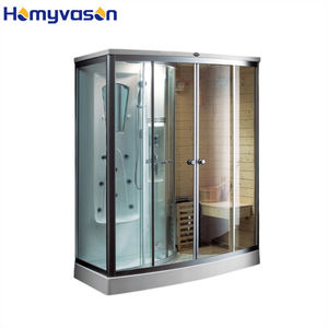 Chambres de sauna à vapeur en verre pour 2 personnes de haute qualité à bas <span class=keywords><strong>prix</strong></span> Nouvelle arrivée Meilleur <span class=keywords><strong>prix</strong></span> Sauna en bois massif Chambre humide à vapeur sèche - Product Image 2
