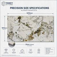 Prix de gros Dalles de quartzite Patagonia, Dalles translucides en pierre naturelle blanche Alpinus Pandora du Brésil pour revêtement mural
