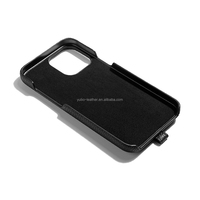Etui en cuir véritable pour iPhone 13 14 15 16 Pro Max Etui peinture à l'huile pour iPhone Etui pour iPhone