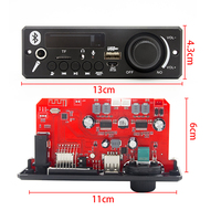 Amplificador de 160W, placa decodificadora de MP3, 2*80W 8-24D para Bluetooth 5,0, reproductor de coche Digital, módulo de grabación USB, Radio auxiliar FM, plástico WAV