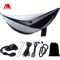 Parachute extérieur ultra-léger plat en Nylon Double Portable pliable Parachute balançoire hamacs raboteuse