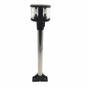 Feu de navigation pour yacht à voile 12VDC en acier inoxydable à montage sur mât, lampe de signalisation de croisière - Product Image 1