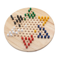 Jeu de dames chinoises en bois de caoutchouc de marque Xinxing avec billes en bois pour enfants, jeu de réflexion, modèle 8303n, pour les fêtes