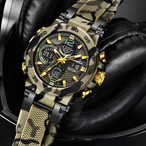 นาฬิกา FB0077<span class=keywords><strong>ลาย</strong></span><span class=keywords><strong>พราง</strong></span> Lige 50เมตรนาฬิกาข้อมือกันน้ำนาฬิกาสปอร์ตนาฬิกาข้อมือผู้ชายควอตซ์ดิจิตอลซิลิโคน + กล่อง - Product Image 2