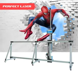 Láser perfecto para interiores y exteriores, Robot de impresión de pintura de pared de gran formato, nuevo diseño