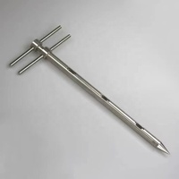 Lance d'échantillonnage de céréales multi-zones à 3 fentes en acier inoxydable pour l'inspection des silos et des camions, trieuse de céréales de qualité alimentaire
