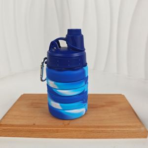 Vaso Plegable de Silicona Creativo, Portátil, Ecológico, Seguro para Beber, 500 ml, para Deportes al Aire Libre, Fitness, Camping y Viajes - Product Image 5