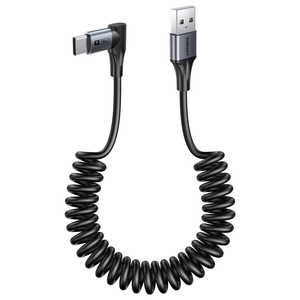 Cable USB Retráctil SUNGUY Tipo-C de 18W con Carga Rápida para Teléfono Móvil y Banco de Energía, Ecológico, Longitud Personalizable - Product Image 2