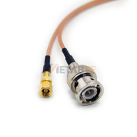 Connecteur SMC femelle droit vers câble coaxial mâle droit BNC avec câble RG316