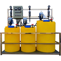 Système de dosage automatique de produits chimiques liquides (acides, alcalins, pH, chlore) pour piscines hydroponiques