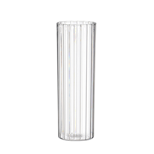 <span class=keywords><strong>Vase</strong></span> à <span class=keywords><strong>fleurs</strong></span> moderne en plastique <span class=keywords><strong>transparent</strong></span> à nervures, <span class=keywords><strong>vase</strong></span> décoratif <span class=keywords><strong>transparent</strong></span> pour la décoration de la maison, de la table de mariage - Product Image 1