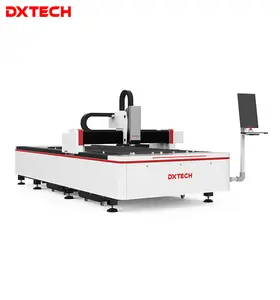 Fabriek Direct Dxtech Verkopen Lasersnijder Fiber Lasersnijmachine Cnc Laser Voor Plaat Metalen Snijden