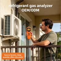 Analyseur de gaz réfrigérant E20, détecteur de gaz unique portable avec écran LCD, rechargeable au lithium OEM/ODM