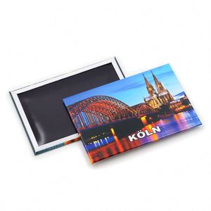 Imanes de nevera personalizados de estaño con foto de paisaje turístico, recuerdo, buen precio - Product Image 4