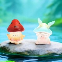 Vente en gros de figurines authentiques PAI Cat Fantasy Mushroom Blind Box, décorations mignonnes, cadeaux pour filles, figurine chat champignon en boîte mystère