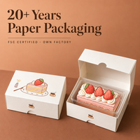 Boîte à biscuits personnalisée en carton blanc pliable, nouvelles innovations, bon prix