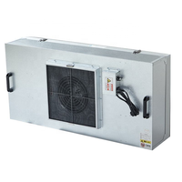 Unit Filter HEPA H14 FFU Sistem Pasokan Udara Modular Plafon untuk Laboratorium Semikonduktor, Aliran Udara Laminar, Pemurnian HVAC