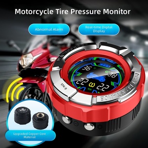 Sistema di Monitoraggio della Pressione degli Pneumatici per Moto con Display LCD e Sensori Esterni, Monitoraggio in Tempo Reale della Pressione e Temperatura degli Pneumatici - Product Image 4