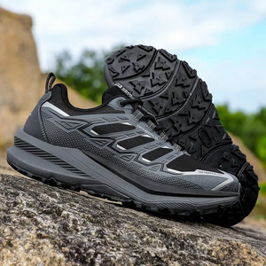 Zapatos de Senderismo y Escalada para Parejas, Otoño/Invierno, Malla Transpirable con Cordones, Amortiguación, Tallas Grandes, Unisex - Product Image 2