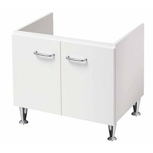 Mueble Bajo Fregadero de Cerámica de 44 cm de Largo x 30 cm de Profundidad, Almacenamiento para Cocina con Patas Metálicas - Product Image 1