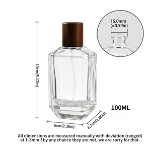 Compra de etiquetas adhesivas personalizadas, 30ml, 50ml, 100ml, cubierta de botella de Perfume de vidrio, cuentagotas de vidrio de lujo vacío, caja de botella de Spray para cosméticos - Product Image 6
