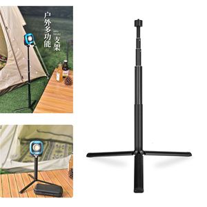 Soporte de Luz para Exteriores, Trípode de Aleación de Aluminio de 135 cm, Soporte de Escritorio y Suelo para Linterna - Product Image 4