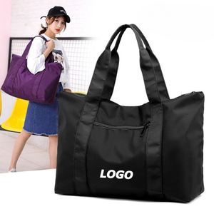 Large Capacity Nylon Travel Duffel <b>Bag</b> with Shoulder Strap - Unisex Carry on Luggage <b>Tote</b> for Promotional Gifts - Product Image 1