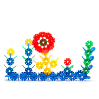 Blocs de construction éducatifs POTENTIAL, jouet de construction en forme de fleur, jouet de connexion pour enfants de plus de 3 ans QL-004(3)
