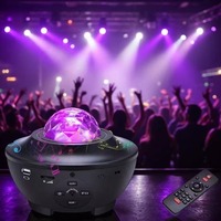 Projecteur LED musical laser intelligent avec design moderne pour salon, effet ciel étoilé