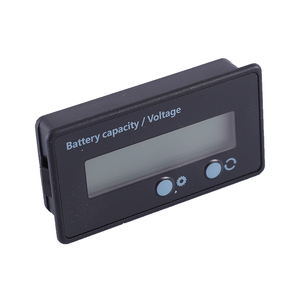Per indicatore di capacità della batteria al piombo 12V-84V indicatore di capacità a doppio pulsante voltmetro regolabile percentuale Monitor W/guscio - Product Image 2