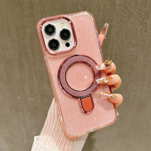 <span class=keywords><strong>Funda</strong></span> Magnética Transparente con Anillo Giratorio y Soporte para <span class=keywords><strong>OPPO</strong></span> Reno 15 FS 15F 15C A5Pro <span class=keywords><strong>A3</strong></span> F27 A80 - Product Image 4