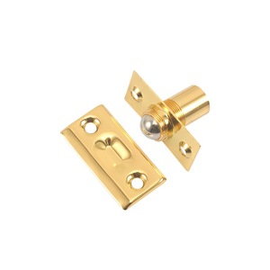 Loquet de porte réglable à ressort, à noyau en cuivre, fixation murale avec filetage, pour armoires et portes de chambre - Product Image 2