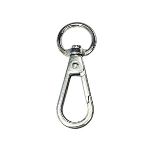 Zinc Alloy Metal Keychain Swivel <b>Snap</b> <b>Hook</b> 24mm 32mm 41mm 53mm Round Shape Bag Hardware Accessory - Product Image 1