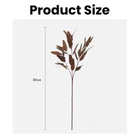 Feuilles d'eucalyptus artificielles personnalisées Real Touch Latex 80cm plante d'eucalyptus artificielle pour la décoration de Noël à la maison
