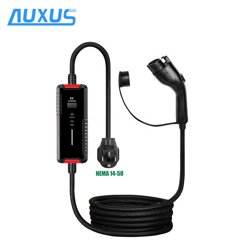 Chargeur ev protabl OEM de haute qualité pour véhicule électrique niveau 1 type rapide 1 chargeur Ev 16a 32a câble de charge EV