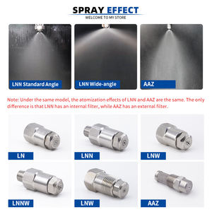 Nozel Atomisasi Halus Baja Tahan Karat YS AAZ 1/4 inci untuk Humidifikasi, Filter Atomisasi Udara Tetesan Halus 1/4 inci M - Product Image 3