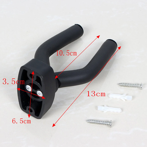 Hete Verkoop Universele Gitaar Muur Stand Korte Hanger Voor Akoestische Elektrische Gitaar Bas Ukelele Abs Mount Met Beschermende Spons - Product Image 5