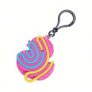 Custom Wholesale Silicone Sensory Board <b>Keychain</b> Cute Cartoon Pendant Children's Educational <b>Fidget</b> Toy - Product Image 4