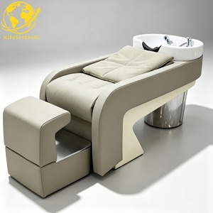 Muebles <span class=keywords><strong>de</strong></span> Salón <span class=keywords><strong>de</strong></span> Belleza al por Mayor, Cama <span class=keywords><strong>de</strong></span> Champú con Lavabo y Reposapiés <span class=keywords><strong>para</strong></span> Tratamiento Capilar Profesional - Product Image 2