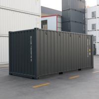 Nouveau conteneur d'expédition standard 20GP de grande capacité 30,5 m3, stockage à sec, anti-corrosion, système de verrouillage sécurisé, plancher en bois, hydraulique