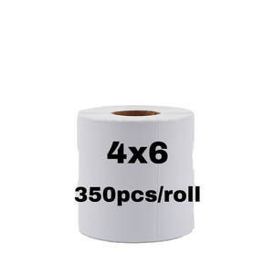 Wholesale Price ECOPACK SL-022 Easy Tear Stick 100x100mm Scratch Pressure Sensitive Sticker Thermal Paper <b>Packaging</b> Label - Product Image 1