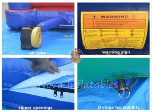 Toboggan aquatique gonflable en PVC de haute qualité pour parc sportif et parc de trampoline - Product Image 4