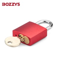 Cadenas automatique Pop-Up en aluminium avec clé principale Manille en acier Anodisé brillant anti-UV pour le verrouillage industriel-Tagout