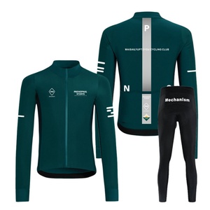 Conjunto de Ropa de Ciclismo de Manga Larga para Otoño, Estilo Ballet, en Seda/Algodón, Modelo de Exportación - Product Image 3
