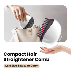 Cordless Ceramic Heating Straightening Brush Rapid Heating Portable <strong>Hair</strong> <strong>Straightener</strong> Negative Ion for Travel Hotel Salon Use - Product Image 4