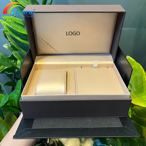 Factory Wholesale Custom Watch & Pendant Gift Packaging <b>Set</b> With Logo Satin Lining Luxury Jewelry Gift Boxes For Women Man - Product Image 2