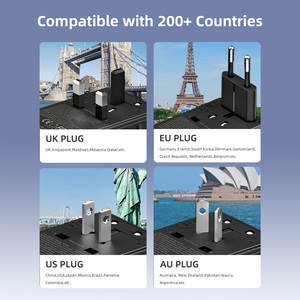 Chargeurs et adaptateurs de voyage Wontravel FCC CE RoSH 45W pour ordinateur portable, voyages à l'étranger - Product Image 4